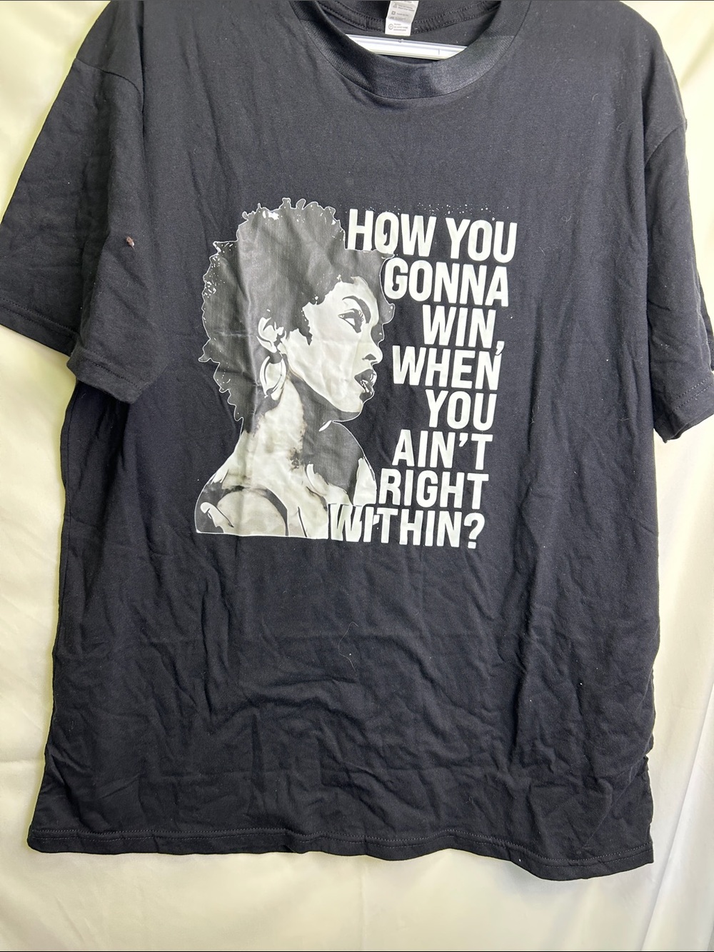 How You Gonna Win, When You Ain’t Right Within? -Black Tee
